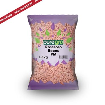 Puregro Rosecoco Beans 1.5kg PM £3.99 (Box of 6)