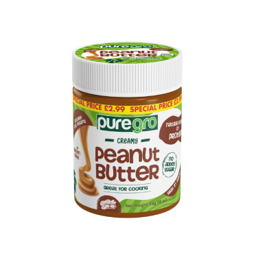 Puregro Creamy Peanut Butter 1kg PM £2.99 (Box of 6)