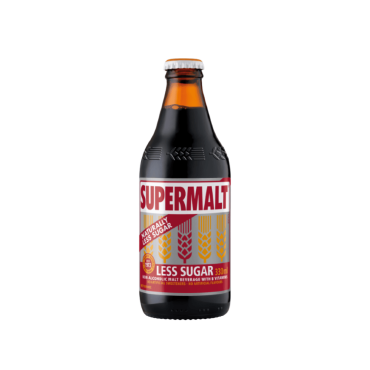 Supermalt Less Sugar 330ml (Pack of 24) (6 x 4 Case)
