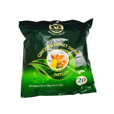 Jamaica Valley Instant Ginger Tea 360g (18g X 20Sachets) (Box of 24)