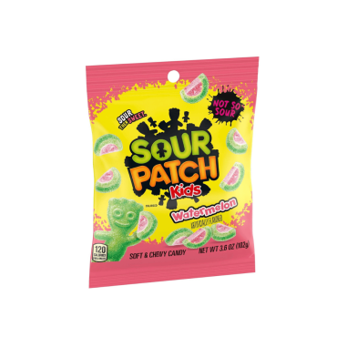 Sour Patch Kids Watermelon Peg Bag 102g (3.6oz) (Box of 12)