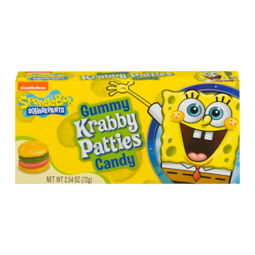 Gummy Krabby Patties Theater Box 72g (2.54oz) (Box of 12)