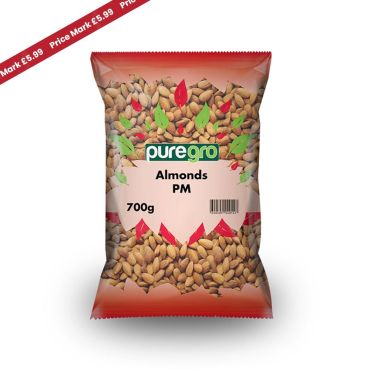 Puregro Almonds 700g PM £5.99 (Box of 10)