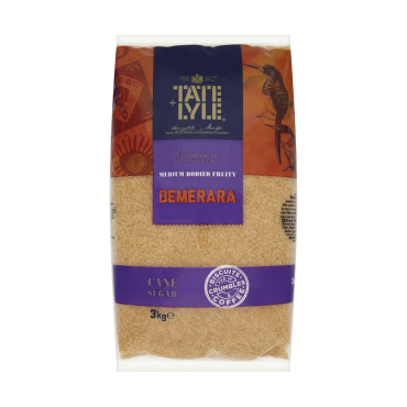 Tate & Lyle Unrefined Demerara Sugar 3Kg (box of 4)