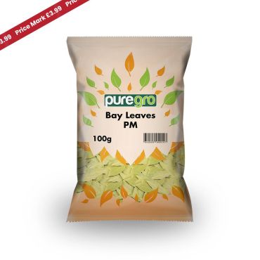Puregro Bay Leaves 100g PM £3.99 (Box of 10)