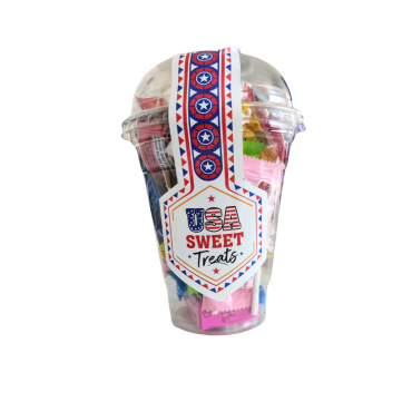 Picaboxx American Candy Assorted Cup - A Mix Off American Candy (Pack of 6)