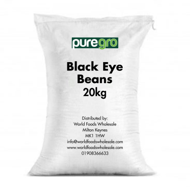 Puregro Bulk Black Eye Beans 25kg