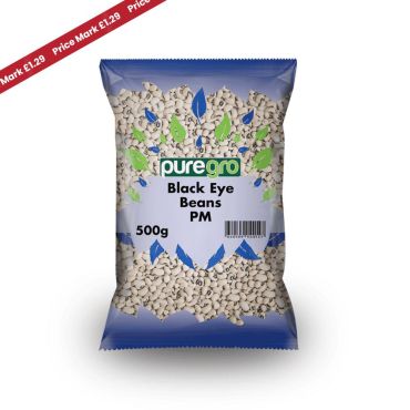 Puregro Black Eye Beans 500g PMP £1.29  (Box of 10)