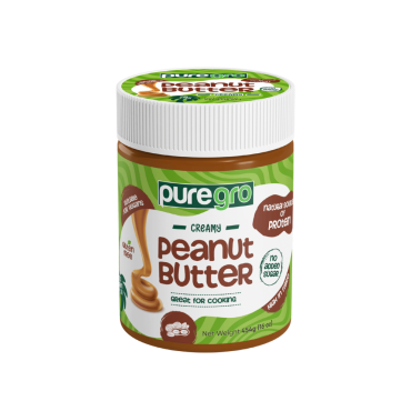 Puregro Creamy Peanut Butter 454g (16oz) (Box of 12)