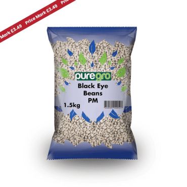 Puregro Black Eye Beans 1.5kg £3.49 PMP (Box of 6)
