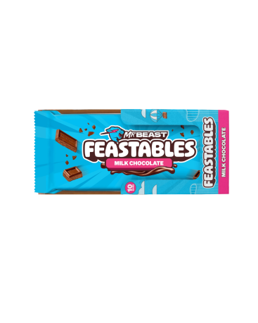 MrBeast Feastables Milk Chocolate 60g (Box of 10)