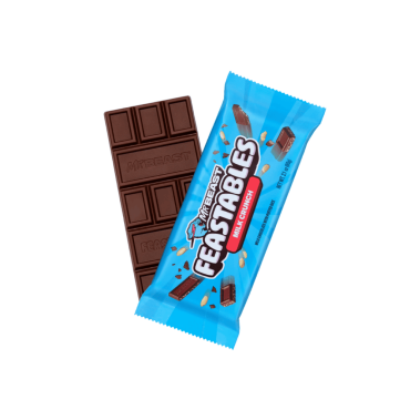 MrBeast Feastables Milk Crunch (Milk Chocolate with Puffed Rice) 60g (Box of 10) BBE 6 FEB 2026