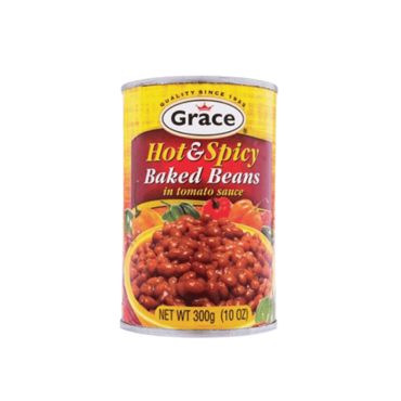 Grace Hot & Spicy Baked Beans 300g (Case of 12)